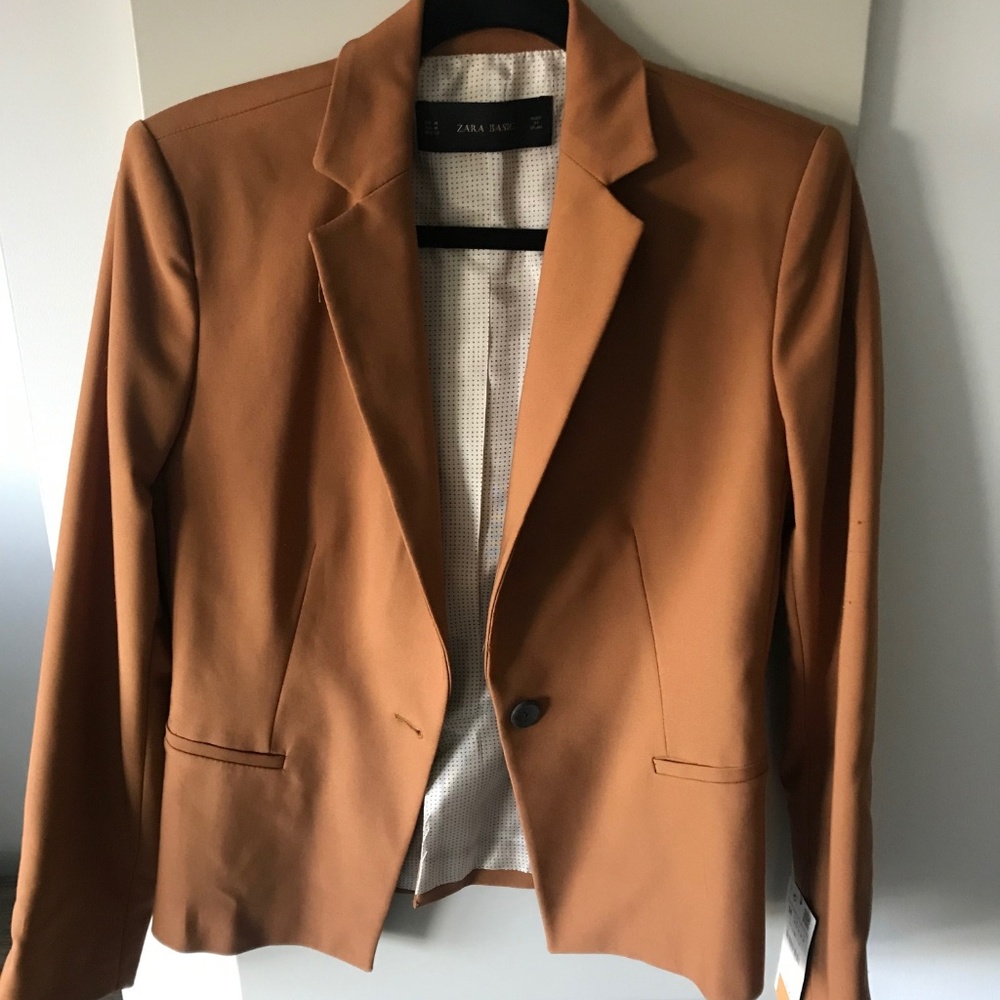 Tan Zara Blazer